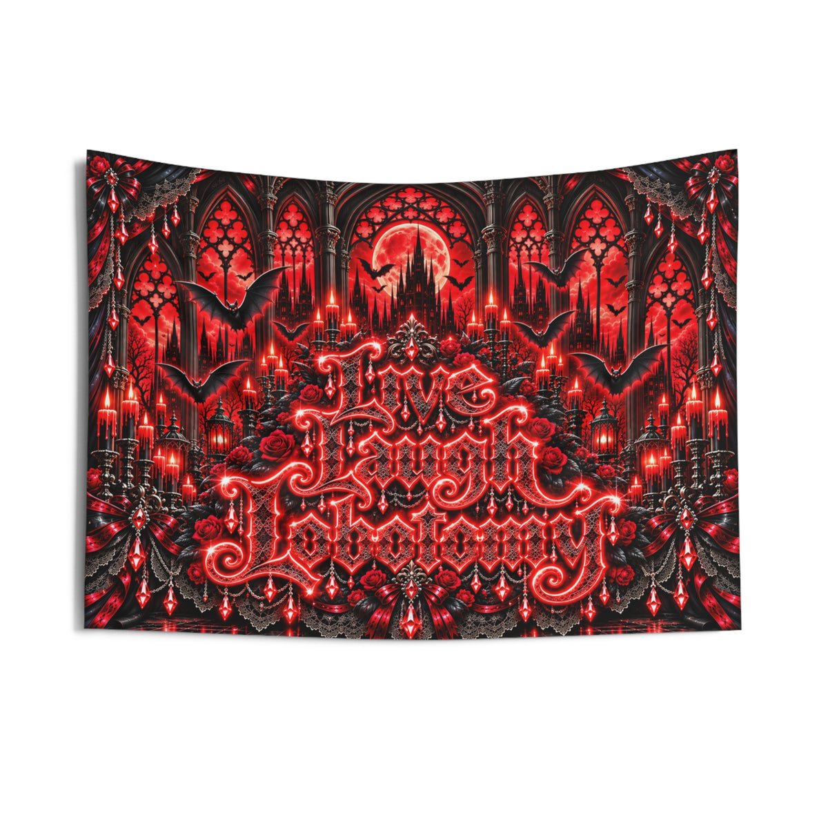 'Live Laugh Lobotomy' Wall Tapestry