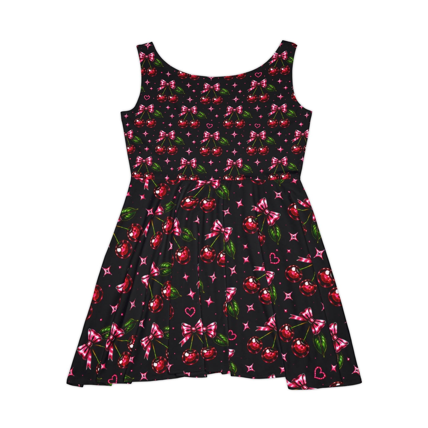 "Mommy to Be" Cherries Bows&  Hearts Skater Dress