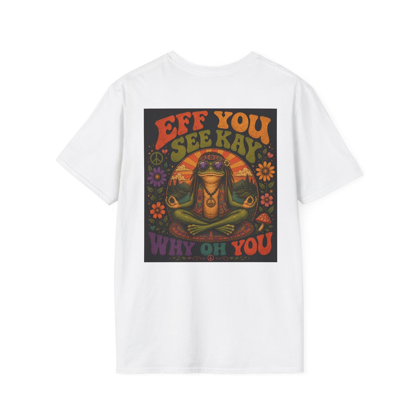 Groovy 'Eff You See Kay' Retro Hippie T-Shirt