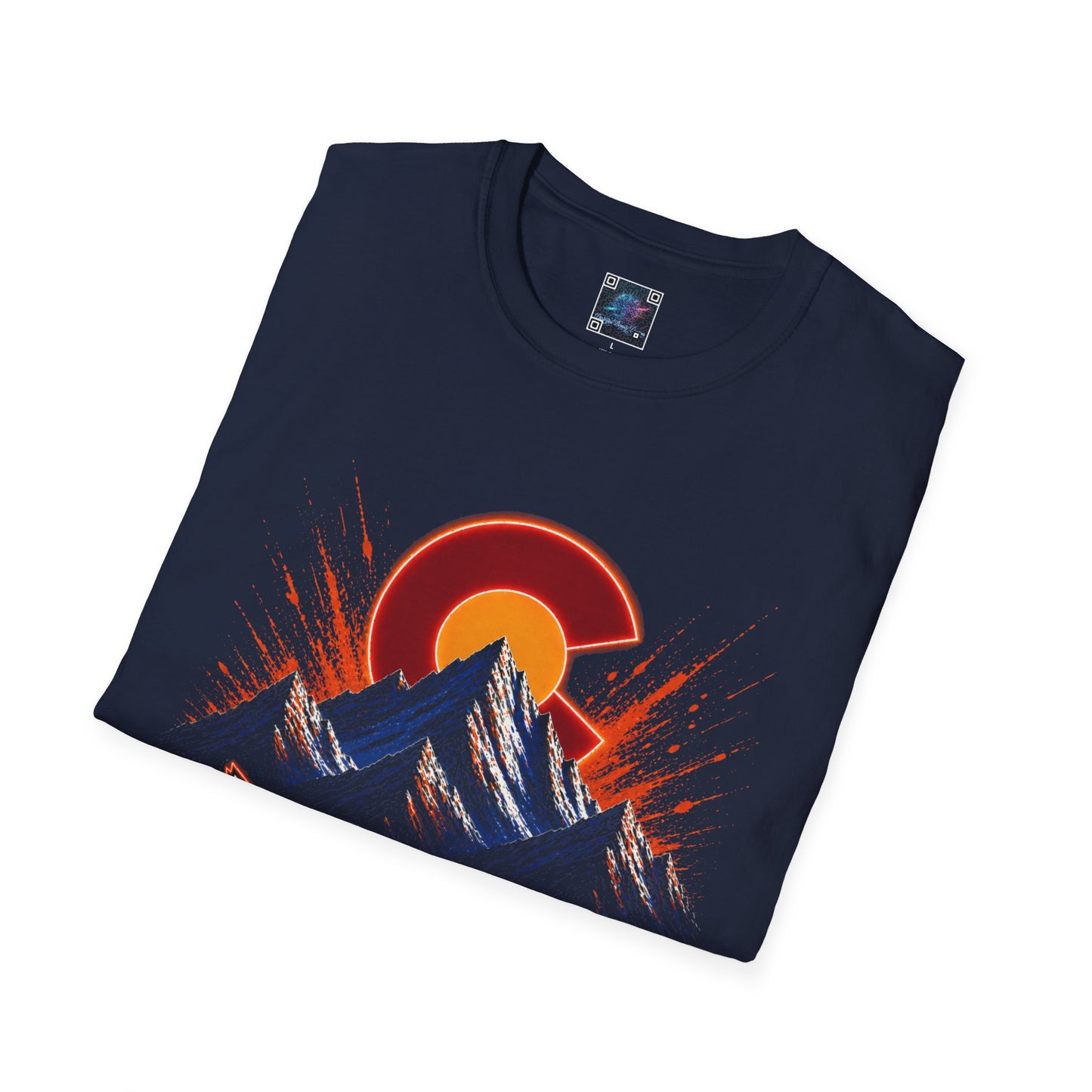 Colorado Mountains T-Shirt – Retro Sunset Rocky Mountain Graphic Tee