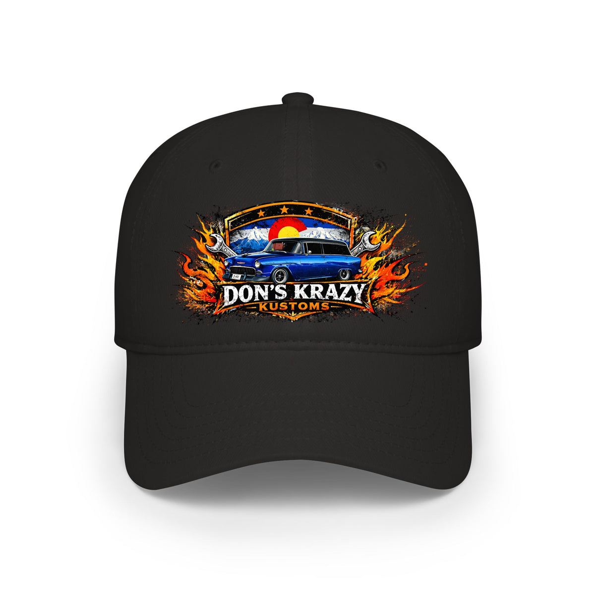 Copy of Don's Krazy Fishing Logo Cap — Low Profile Baseball Hat