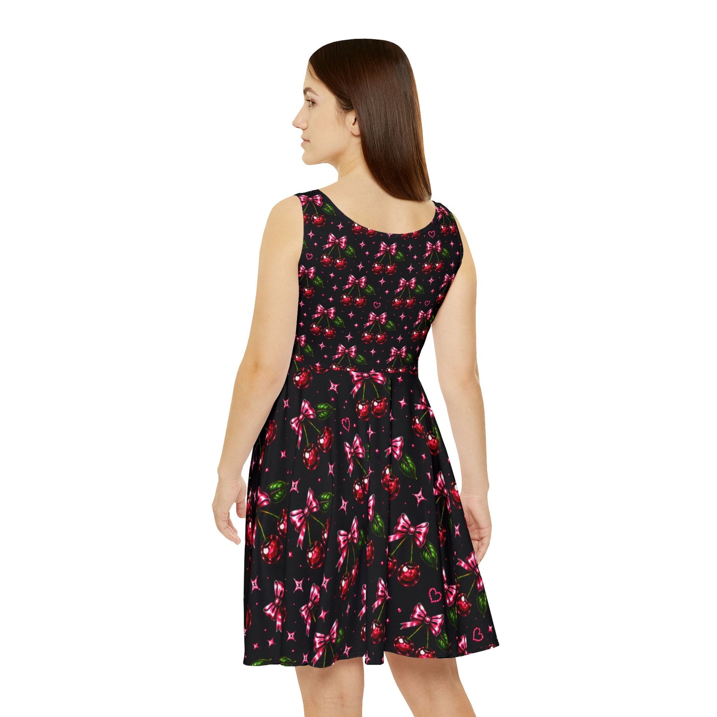 "Mommy to Be" Cherries Bows&  Hearts Skater Dress