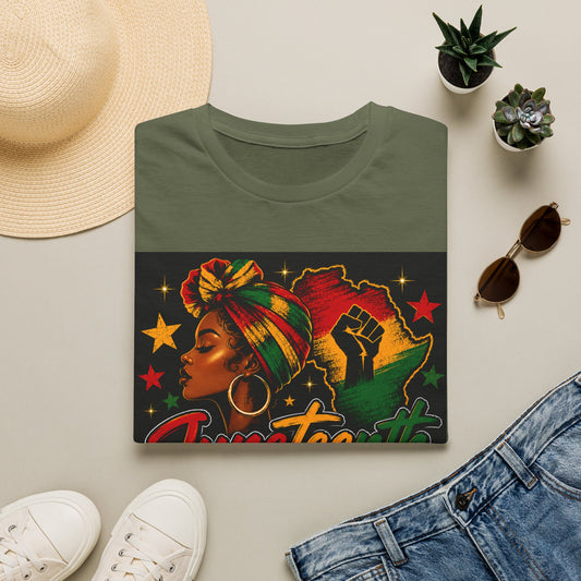 Juneteenth Freedom T-Shirt — "Honoring Our Past, Celebrating Our Freedom" Afrocentric Tee