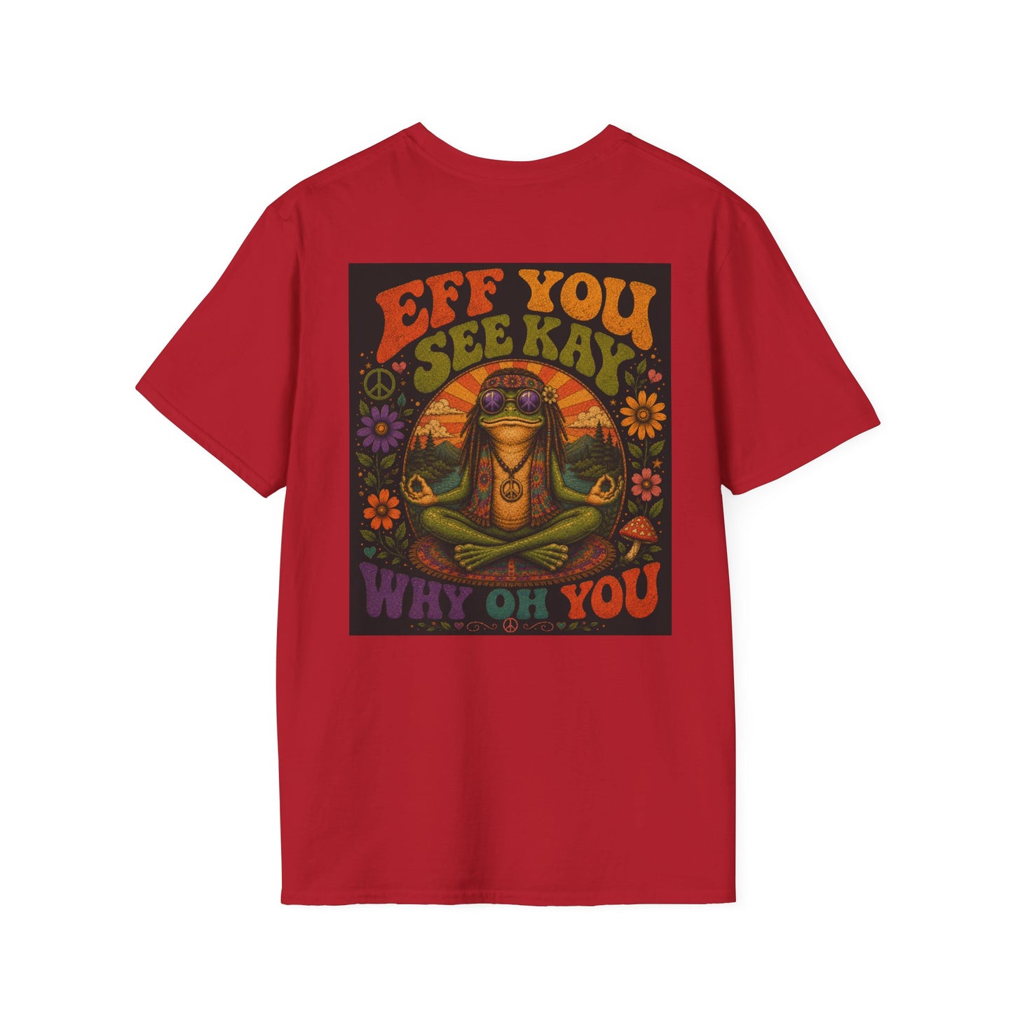 Groovy 'Eff You See Kay' Retro Hippie T-Shirt