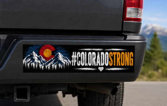 #ColoradoStrong Bumper Sticker