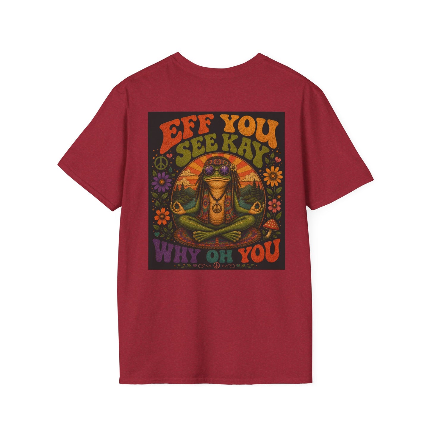 Groovy 'Eff You See Kay' Retro Hippie T-Shirt
