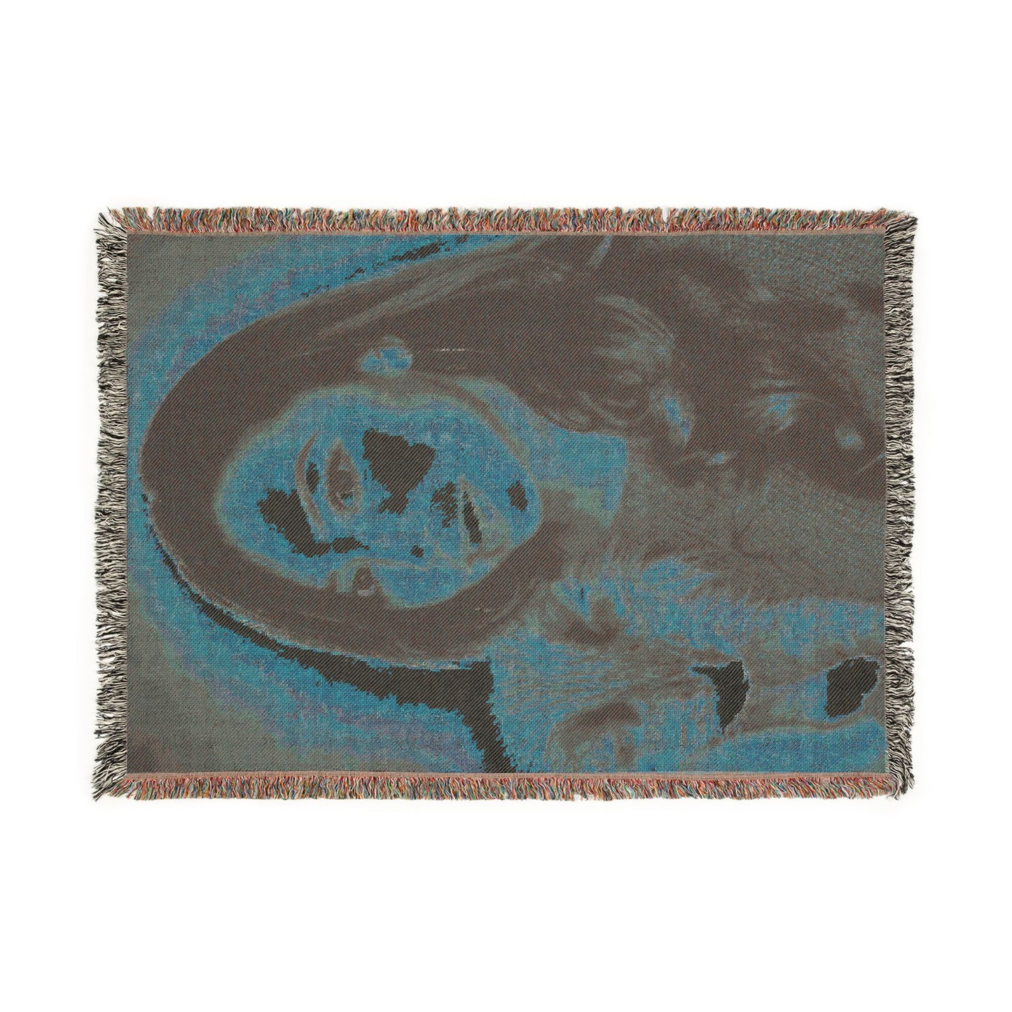 Woven Blanket — Custom Photo Portrait Throw Blanket