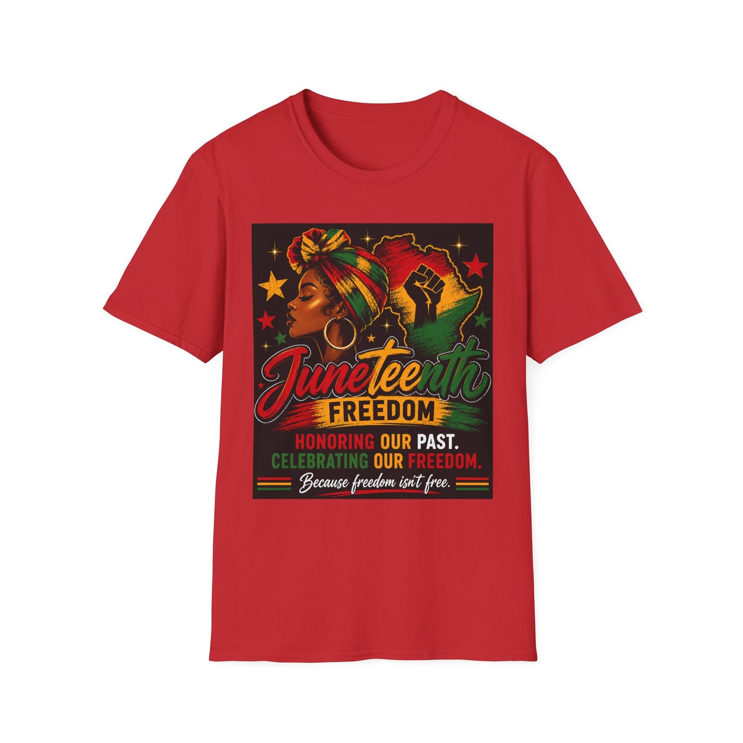 Juneteenth Freedom T-Shirt — "Honoring Our Past, Celebrating Our Freedom" Afrocentric Tee