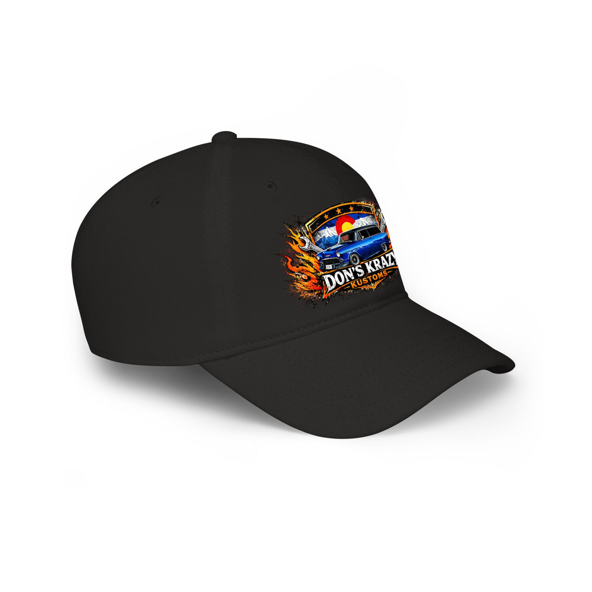 Copy of Don's Krazy Fishing Logo Cap — Low Profile Baseball Hat