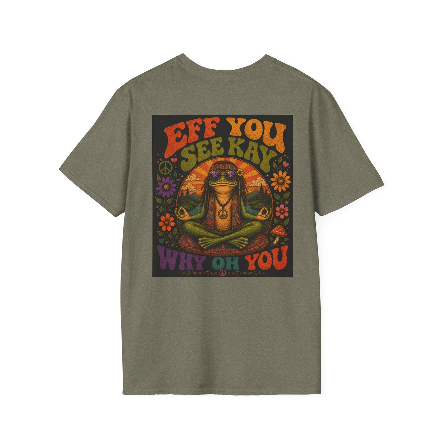 Groovy 'Eff You See Kay' Retro Hippie T-Shirt