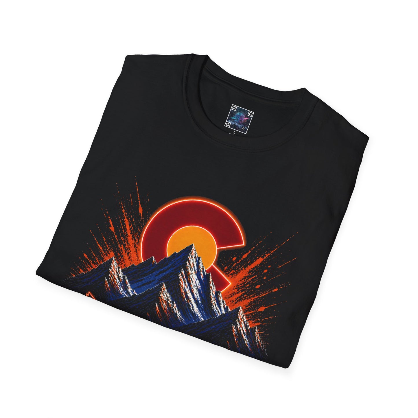 Colorado Mountains T-Shirt – Retro Sunset Rocky Mountain Graphic Tee