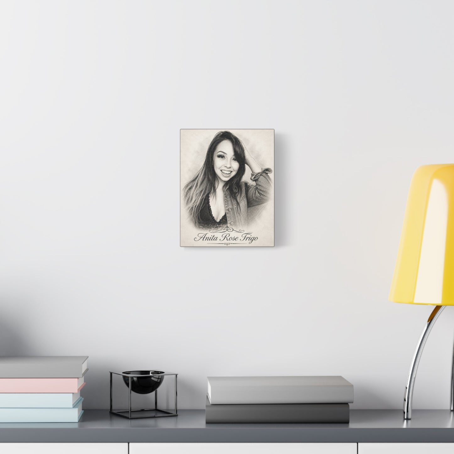 Anita & Woody canvas portrait