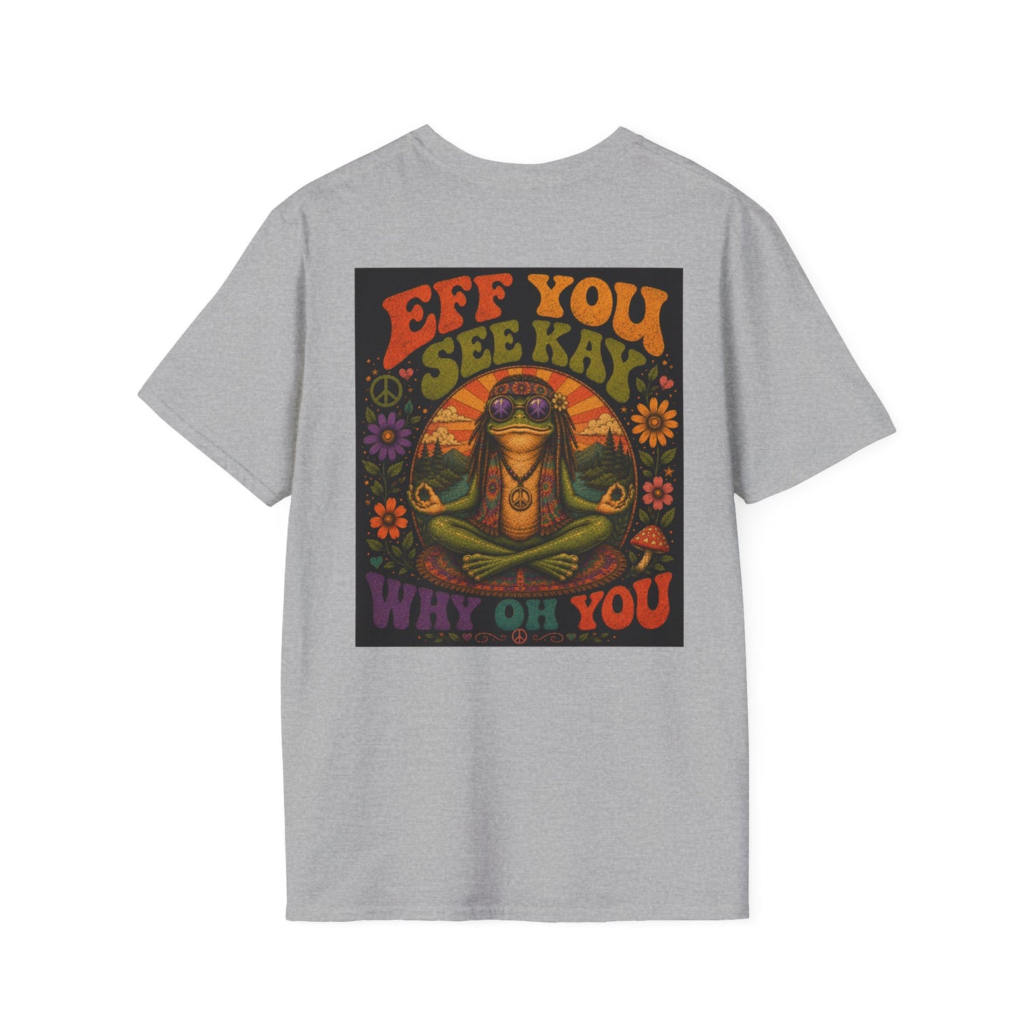Groovy 'Eff You See Kay' Retro Hippie T-Shirt