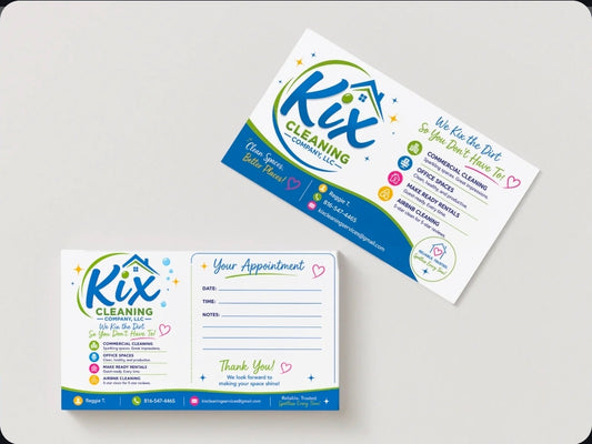 Kix business cards