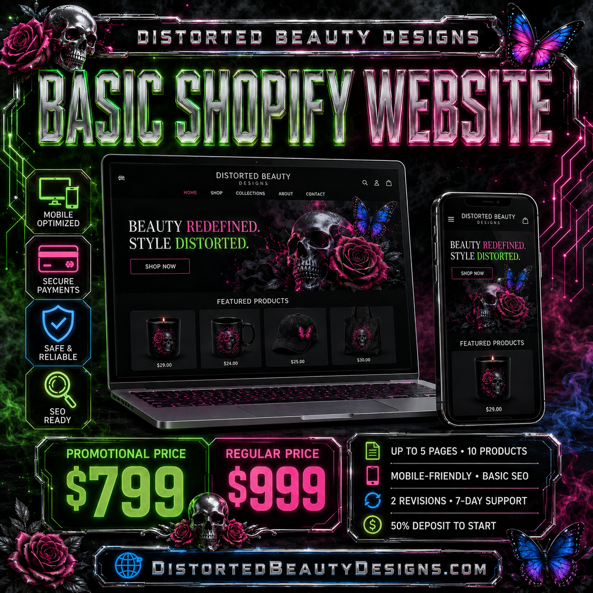 Basic Shopify Website Design Package