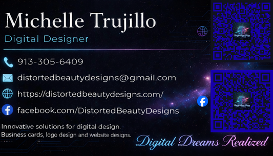 Custom double-sided business cards